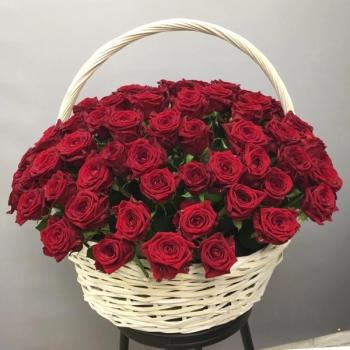 Букет Корзина с 115 розами №: 262668vlg