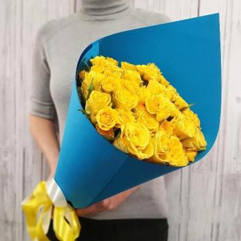 Букет Желтые розы [артикул  256368vlg]
